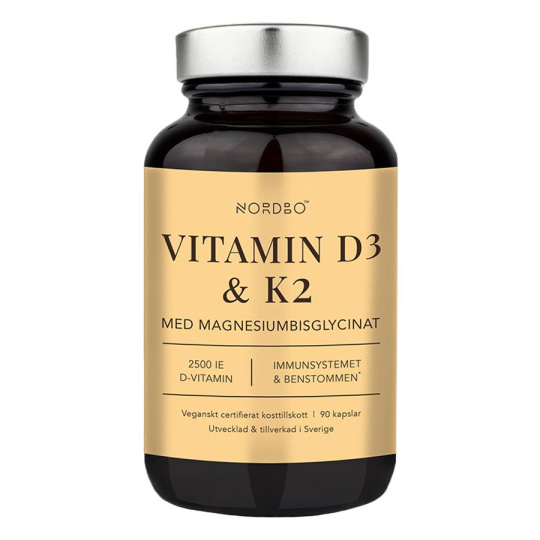 Vitamin D3 a K2 90 kapslí