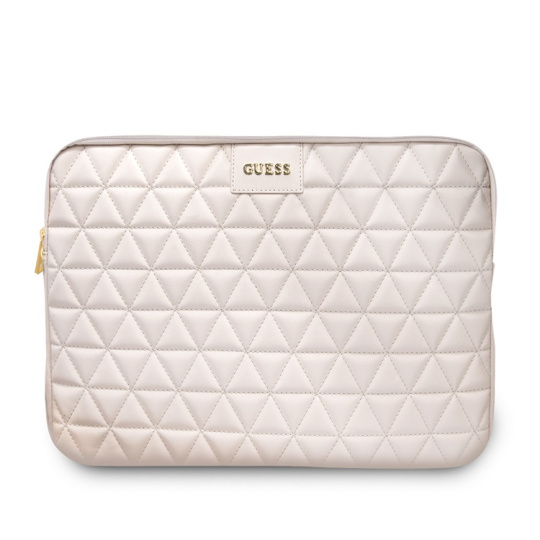 Guess Quilted Obal pro Notebook 13'' Pink