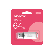 ADATA C906/64GB/USB 2.0/USB-A/Bílá