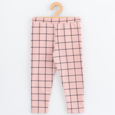 Dětské legíny z teplákoviny New Baby Kindergarten pink