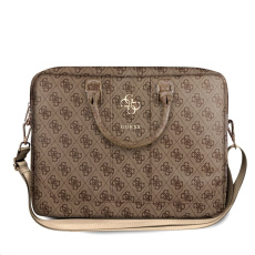 Guess PU 4G Metal Logo Taška na Notebook 15/16'' Brown