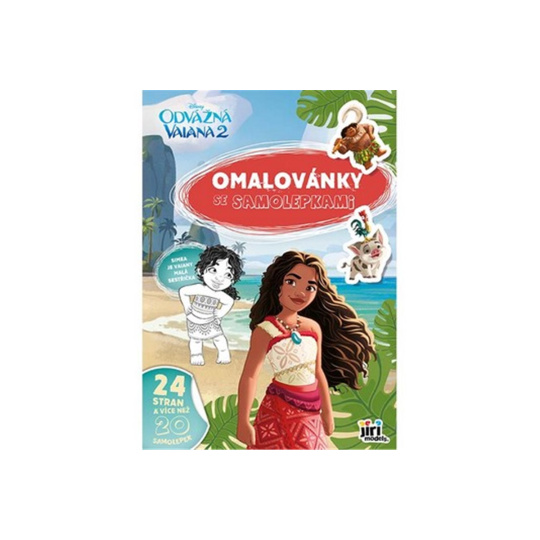 Odvážná Vaina 2 - omalovánky se samolepkami