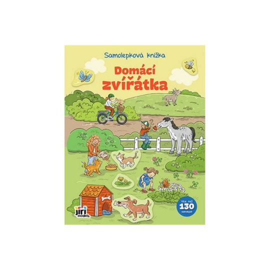 Domácí zvířátka - Samolepková knížka