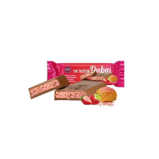 Dubai čokoláda Elit 30g Strawberry (jahody)