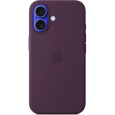 iPhone 16 Plus Silicone Case with MS - Plum