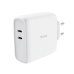 TRUST MAXO 65W 2P USB-C CHARGER WHT