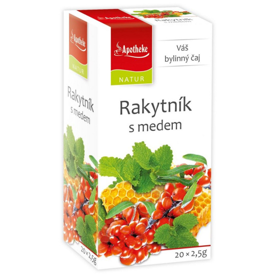 Apotheke čaj Rakytník s medem 20x2,5g