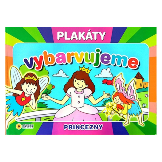 Plakáty vybarvujeme princezny