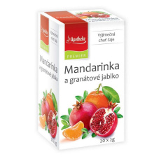 Apotheke čaj Mandarinka a granátové jablko 20x2g