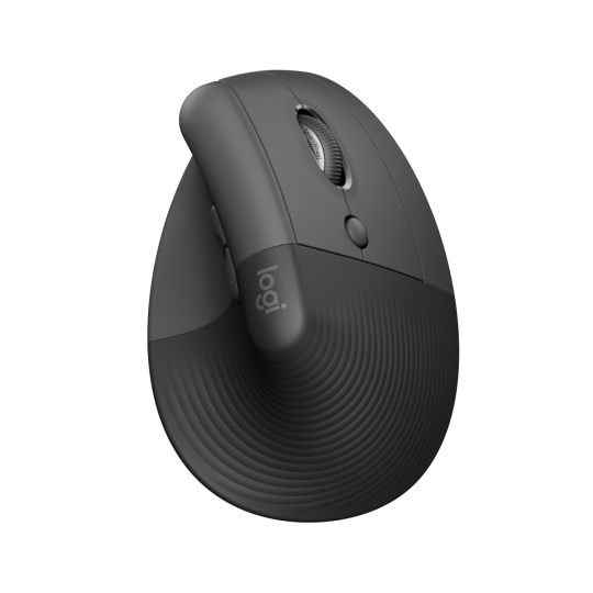 LOGITECH Lift For Business/Ergonomická/Optická/Pro praváky/4 000 DPI/USB+BT/Grafitová