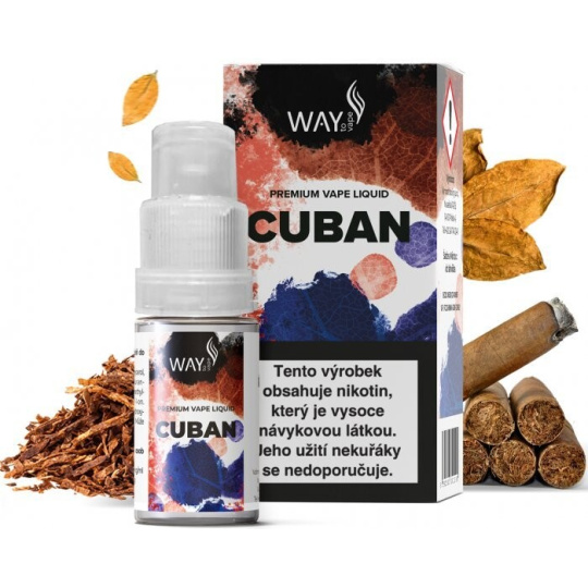 Liquid WAY to Vape Cuban 10ml-12mg