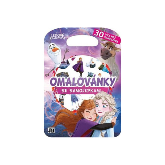 Omalovánky se samolep. - Ledové království