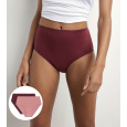 DIM BODY TOUCH HIGHWAIST BRIEF - Dámské boxerky 2ks - fialová - světle růžová