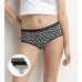 DIM LES POCKETS COTTON BOXER 3x - Dámské bavlněné kalhotky 3 ks - černá - bílá