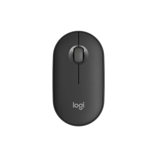 Logitech Pebble Mouse 2 M350s/Cestovní/Optická/4 000 DPI/Bezdrátová Bluetooth/Grafitová