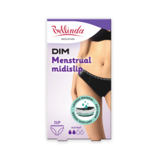 MENSTRUAL SLIP NORMAL - Denní mentruační dámské kalhotky - černá