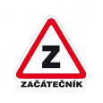 samolepka - ZAČÁTEČNÍK 160x155mm