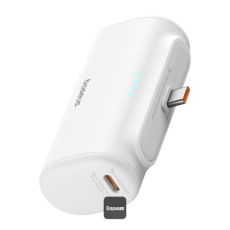 Baseus power banka 5000mAh 20W USB-C bílá