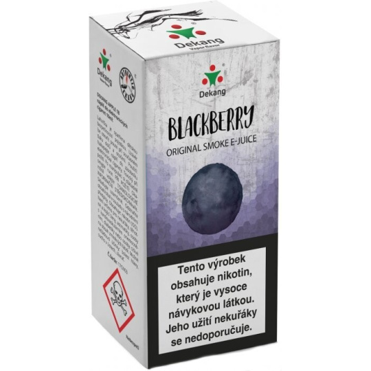 Liquid Dekang Blackberry 10ml - 18mg (Ostružina)