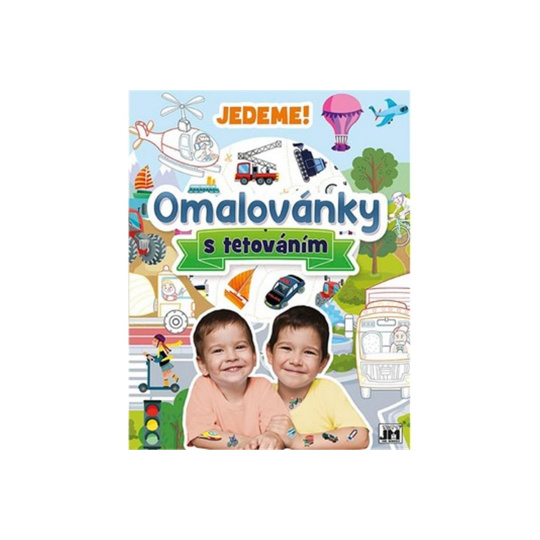 Jedeme! - Omalovánky s tetováním