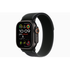 Apple Watch Ultra 2/49mm/Black/Sport Band/Black Trail/-M/L