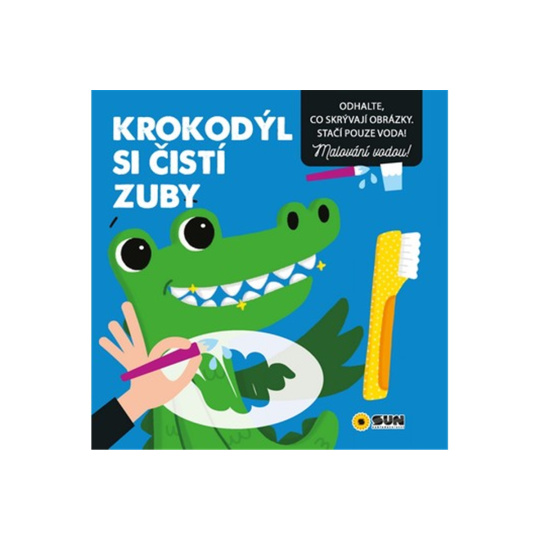 Krokodýl si čistí zuby