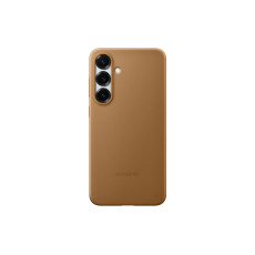 Samsung Ochranný kryt z veganské kůže pro Galaxy S25+ Brown