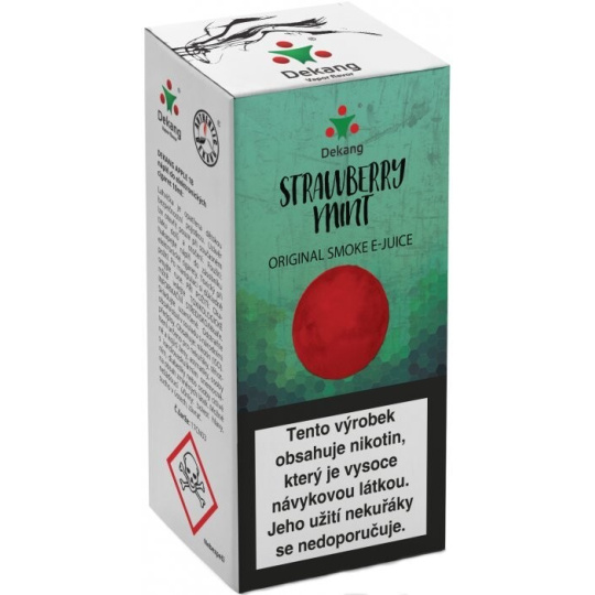 Liquid Dekang Strawberry mint 10ml - 3mg (Jahoda s mátou)