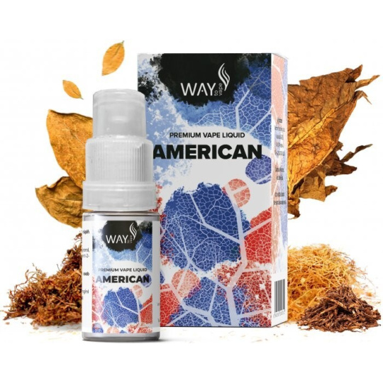 Liquid WAY to Vape American 10ml-0mg