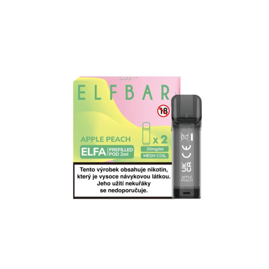 Elf Bar Elfa POD - Apple Peach 20 mg/ml, balení 10 ks