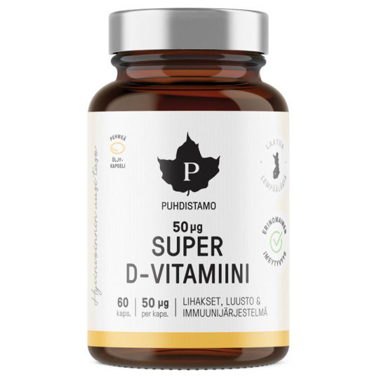 Super Vitamin D 2000IU 60 kapslí