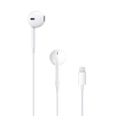 Apple EarPods/Lightning/Drát/Bílá