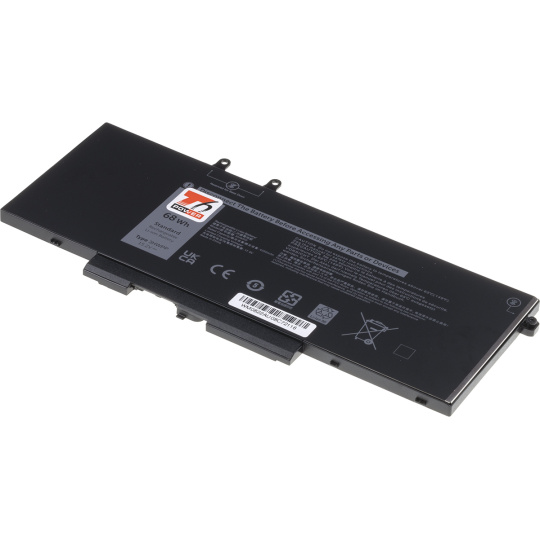 Baterie T6 Power Dell Latitude 5401, 5410, 5501, 5510, Precision 3550, 4470mAh, 68Wh, 4cell, Li-pol