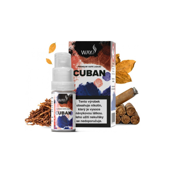 Cuban - Liquid WAY to Vape 10ml, 6mg