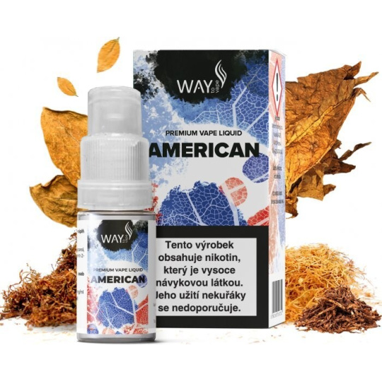 Liquid WAY to Vape American 10ml-18mg