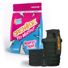 Grenade Pre-Workout 330g + šejkr ZDARMA