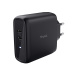 TRUST MAXO 65W 2P USB-C CHARGER BLK