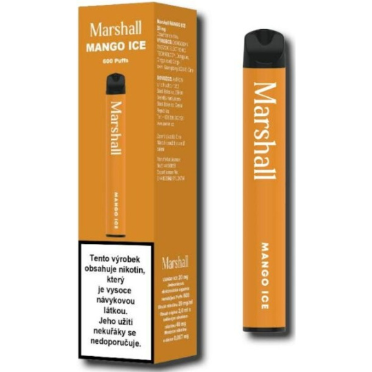 Marshall elektronická cigareta 20mg Mango Ice