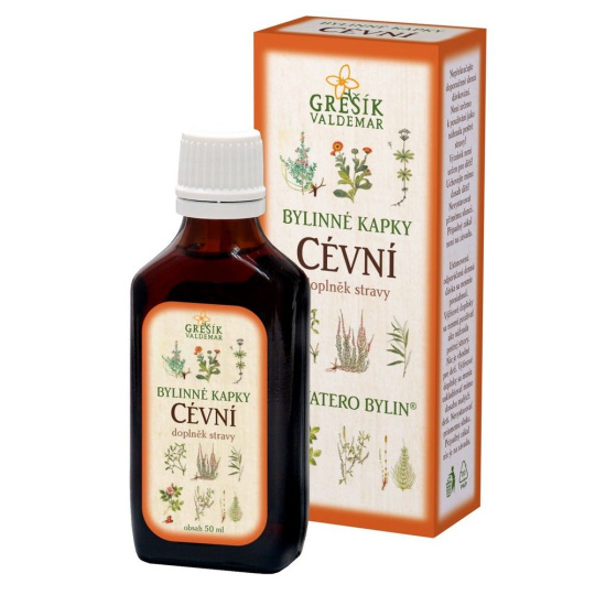 Grešík kapky Cévní 50ml 40%