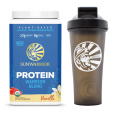 Protein Blend BIO 750g vanilka (Hrachový, konopný protein a goji) + Shaker 700 ml ZDARMA