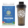 Protein Blend BIO 750g unflavoured (Hrachový, konopný protein a goji) + Shaker 700 ml ZDARMA