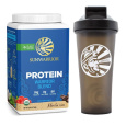 Protein Blend BIO 750g moka (Hrachový a konopný protein) + Shaker 700 ml ZDARMA