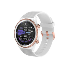 CARNEO Queen HR+/44mm/Rose Gold/Sport Band/White