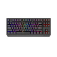 GENESIS herní klávesnice THOR 230/TKL/RGB/Outemu Red/Bezdrátová USB + Bluetooth/US layout/Černá