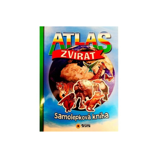 Atlas zvířat - samolepková kniha