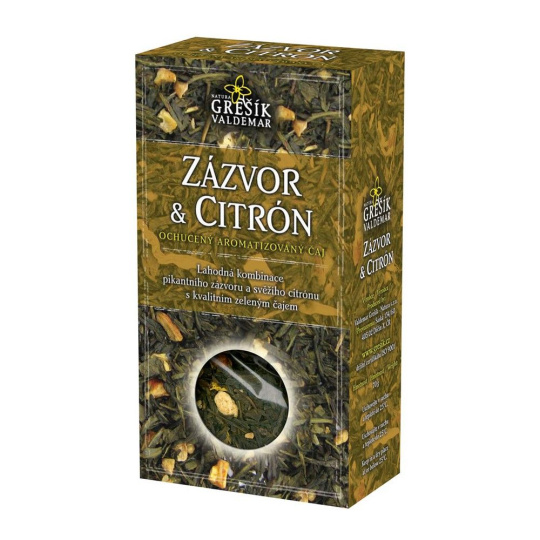 Grešík čaj Zázvor a citron 70g