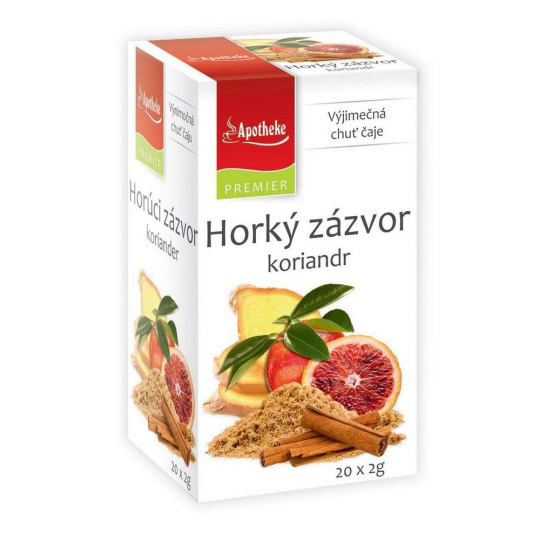 Apotheke čaj Horký zázvor a koriandr 20x2g