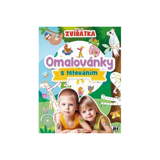 Zvířátka - Omalovánky s tetováním