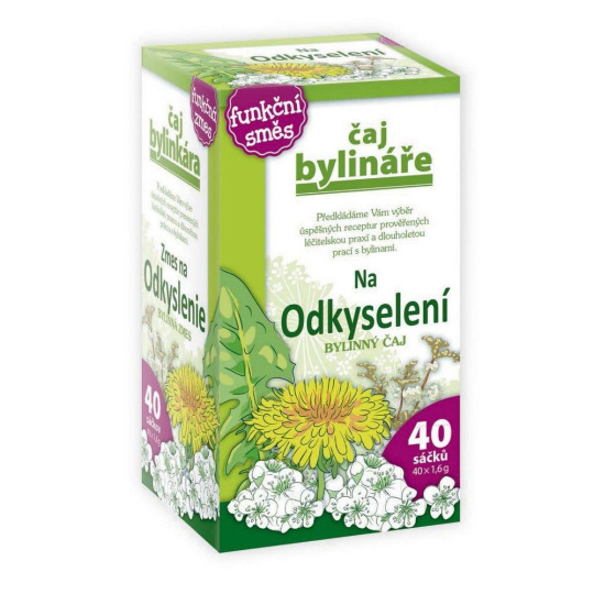 Bylinář čaj Odkyselení organismu 40x1,6g