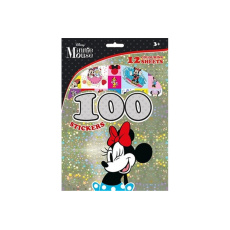 Minnie - 100 samolepek s omalovánkovými listy